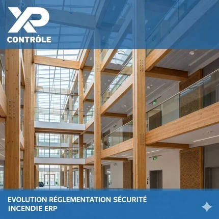 B&acirc;timent ERP avec structure bois dans le contexte de s&eacute;curit&eacute; incendie